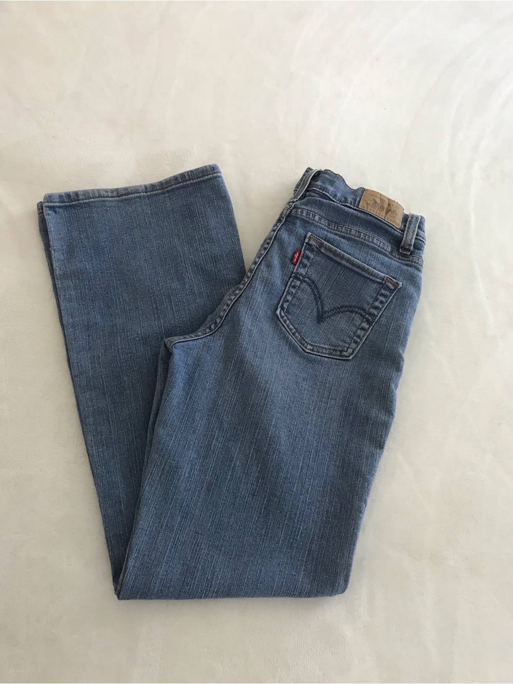 Levi's 512 PERFECTLY SLIMMING BOOTCUT BLUE JEANS SIZE 6